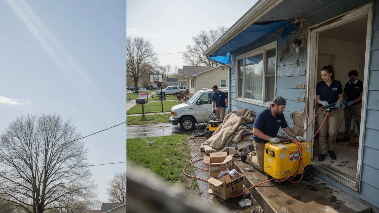 Basement Flood Cleanup in Reinholds, PA near me